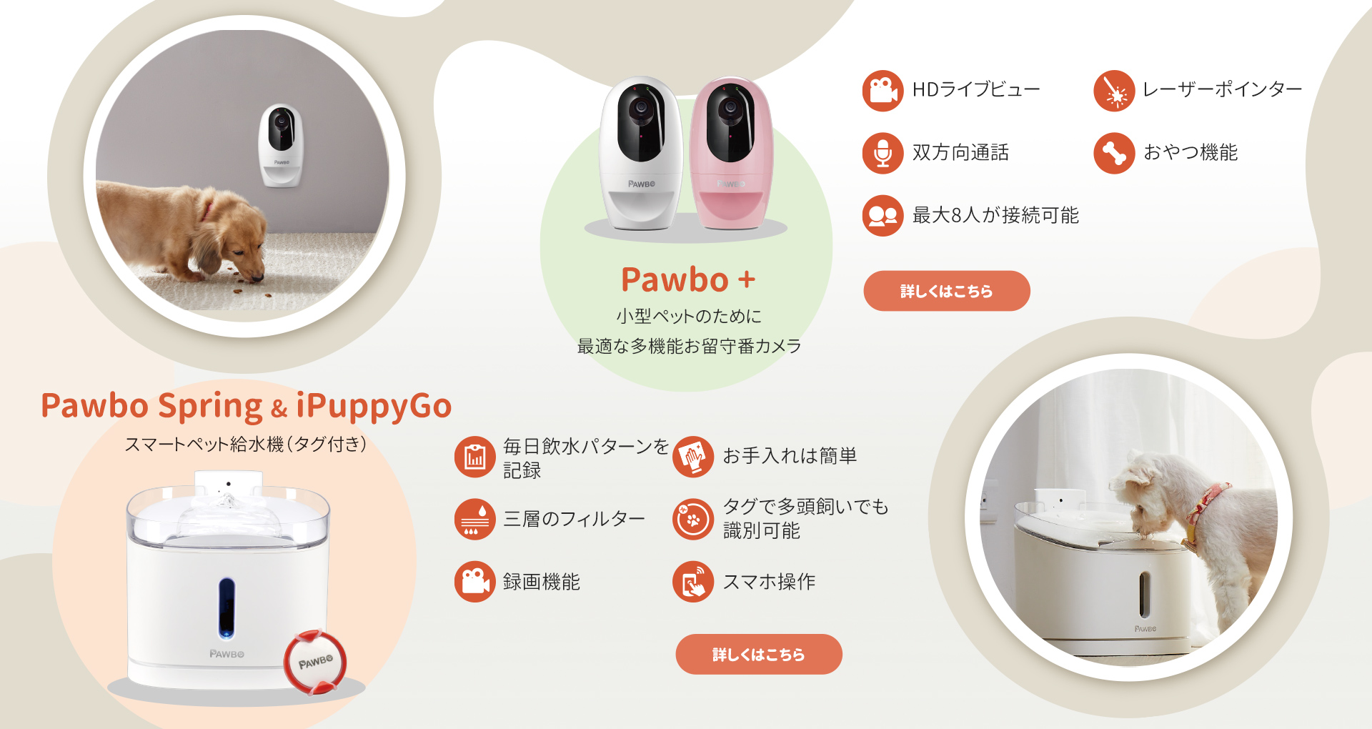 PAWBO Flash パウボフラッシュ ペット用 見守りカメラ